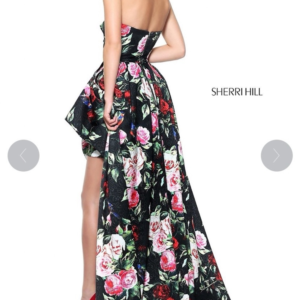 Sherri Hill sz 0 floral prom dress